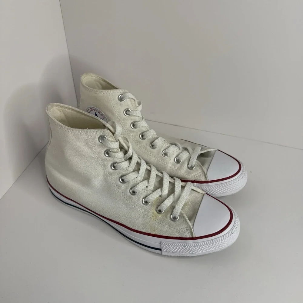 Converse All Star Chuck Taylor Men's Sneakers Size 8.5, White, High Top